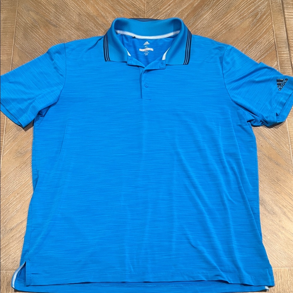 Adidas Men's Vibrant Blue Polo
